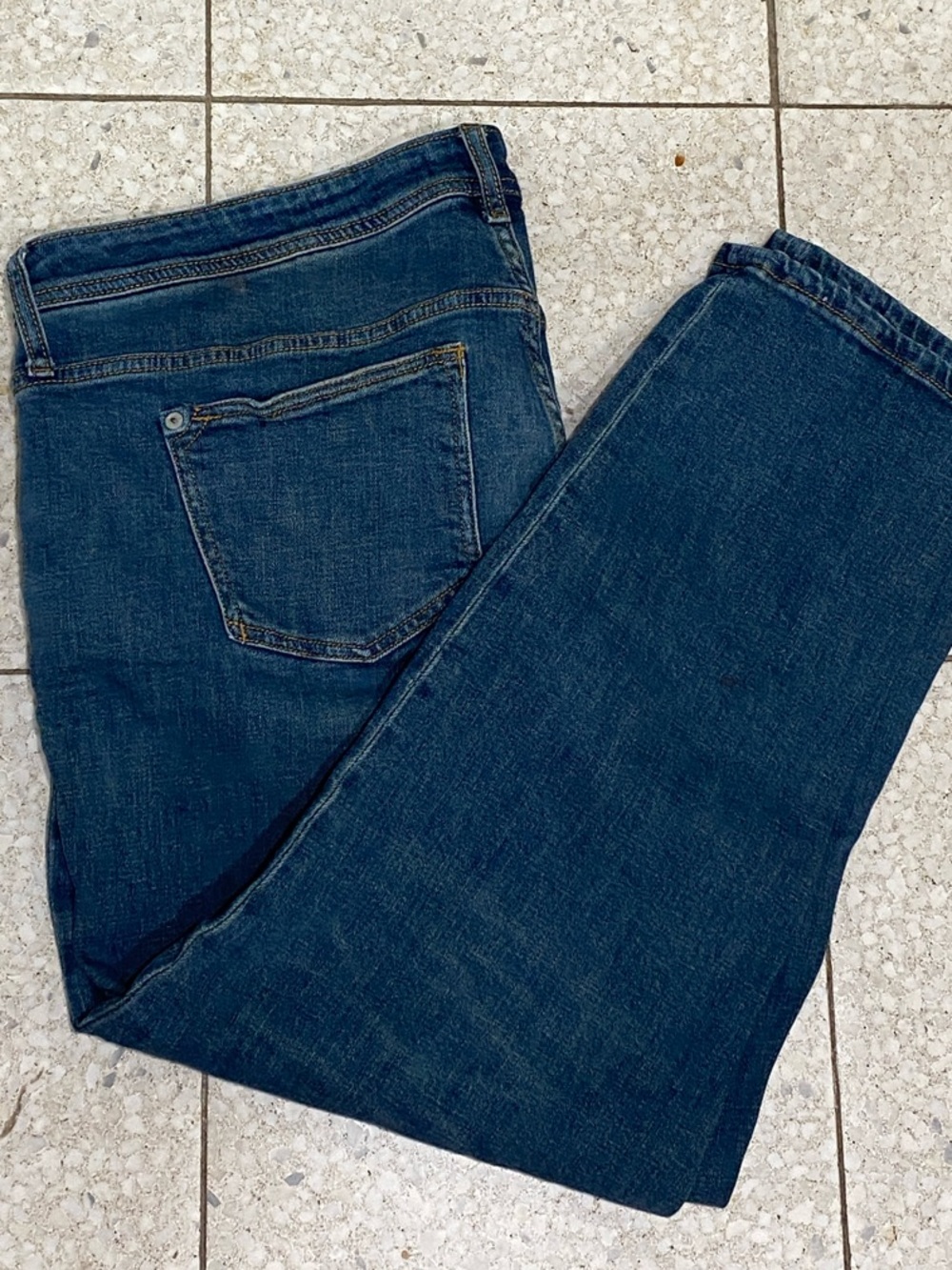 Pilcro by Anthropologie Women's Boyfriend Jeans - Deep Indigo Blue